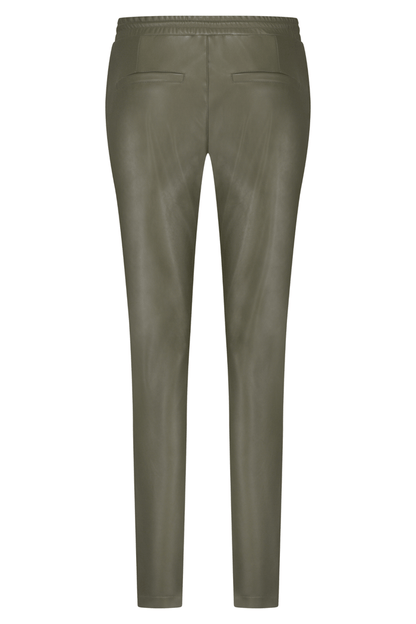 Red Button SRB4730 Tessy Faux Leather Trousers - Khaki - Dotique - Red Button