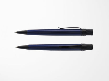 Retro 51 Tornado Rollerball Pen - Stealth Lacquer Blue Black