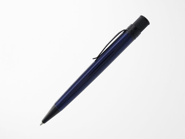 Retro 51 Tornado Rollerball Pen - Stealth Lacquer Blue Black