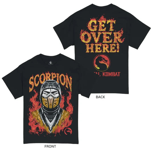 Ripple Junction Mortal Kombat - Scorpion Get Over Here Adult Unisex T-Shirt