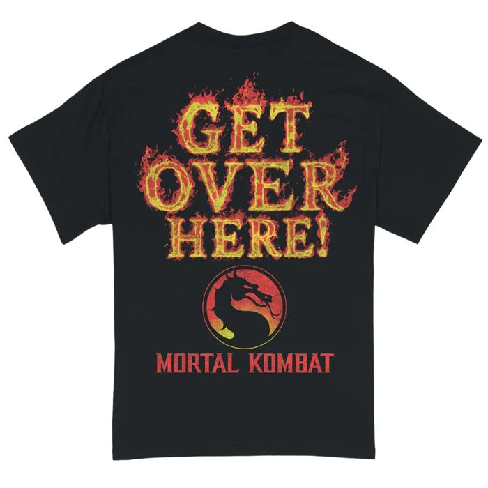 Ripple Junction Mortal Kombat - Scorpion Get Over Here Adult Unisex T-Shirt