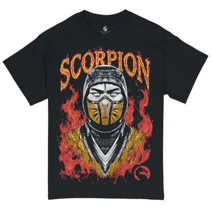 Ripple Junction Mortal Kombat - Scorpion Get Over Here Adult Unisex T-Shirt