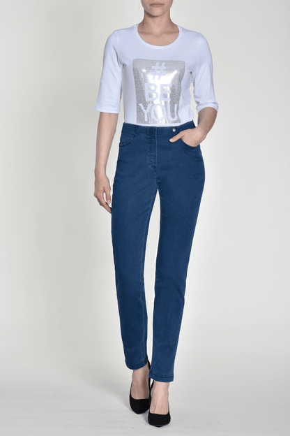 Robell 52560 5448 Bella Petite Jeans Blue Denim 64 (73cm) - Dotique - Robell