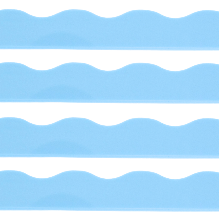 My Fair Mahjong Solid-Wavy-Macaron Blue MAHJONG RACK PUSHER ADD ON-MAGNETIC | Premium Acrylic Set(4)