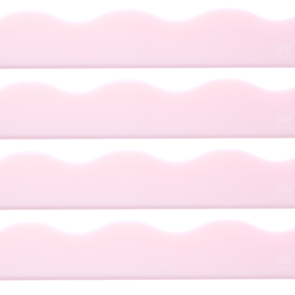 My Fair Mahjong Solid-Wavy-Macaron Pink MAHJONG RACK PUSHER ADD ON-MAGNETIC | Premium Acrylic Set(4)