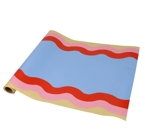 Packed Party Scalloped Soiree Paper Table Runner