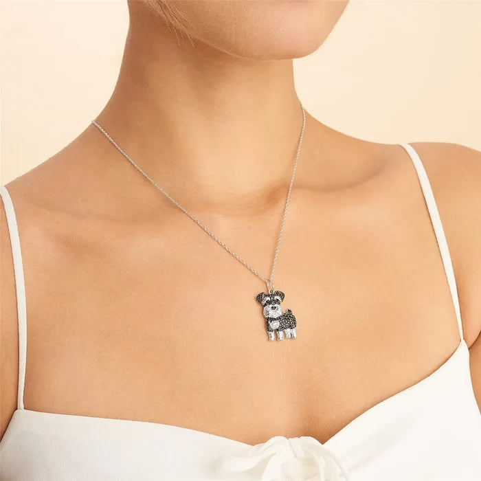Schnauzer Pendant Necklace