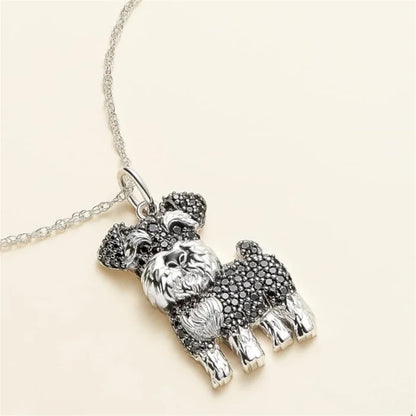 Schnauzer Pendant Necklace