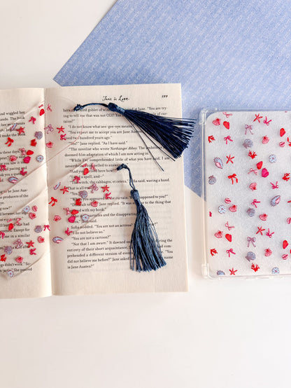 Seaside Valentine Kindle Case and/or Bookmark [Combined Listing]