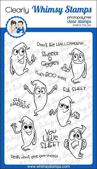 Sheets and Giggles Clear Stamps - Whimsy Stamps