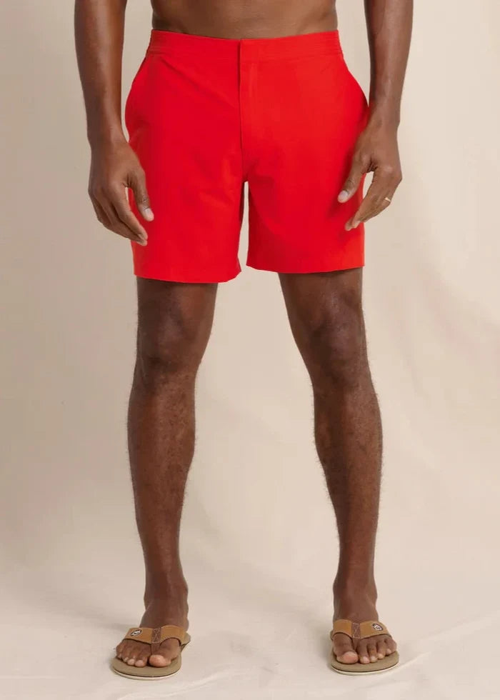 Shelter Cove Swim Trunk - Poppy Red