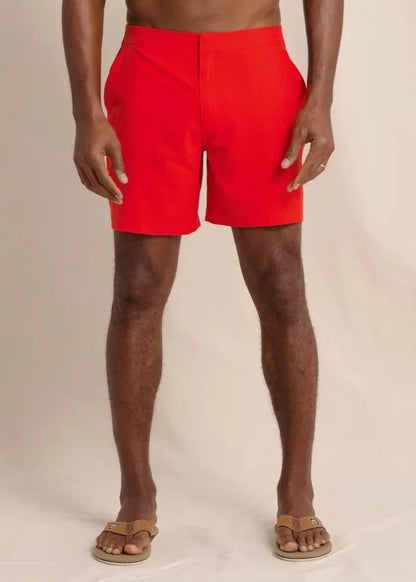Shelter Cove Swim Trunk - Poppy Red
