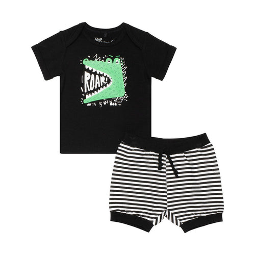 Short Sleeve Set Crocodile