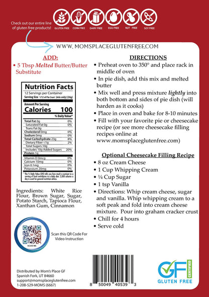 Simple! Gluten-Free Graham Cracker Crust Mix