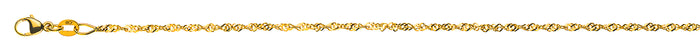 Singapurkette Gelbgold 375/9K - CSI8002