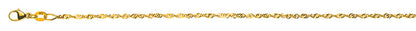 Singapurkette Gelbgold 375/9K - CSI8002