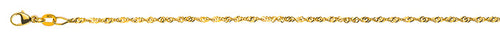Singapurkette Gelbgold 375/9K - CSI8002