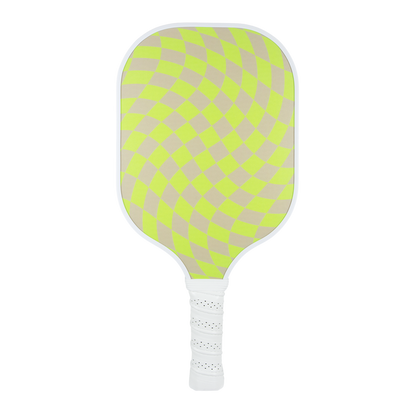 Single Pickleball Paddle - Checkmate Green