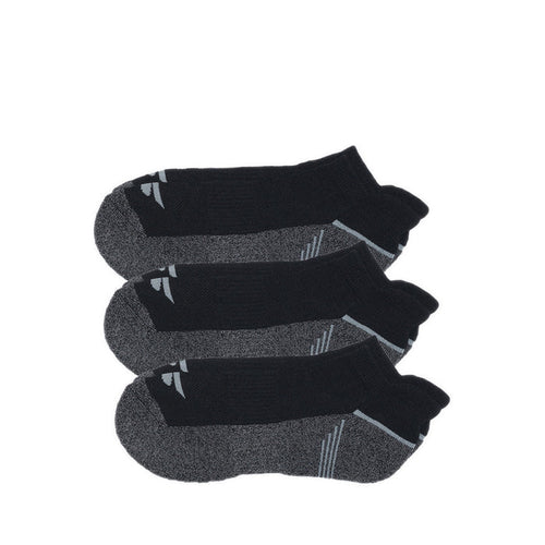 SKECHERS 3PK 1/2 TERRY LOW CUT MEN - BLACK