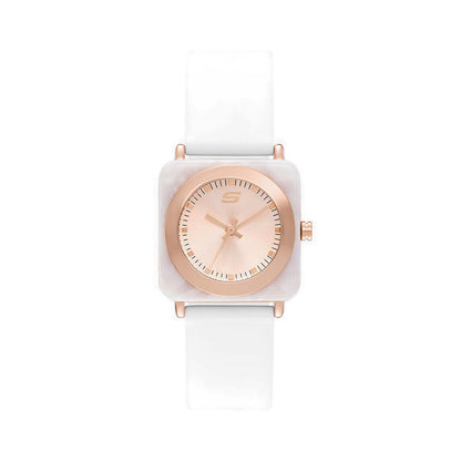Skechers Calabar Women's Analog Watch - White