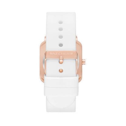 Skechers Calabar Women's Analog Watch - White