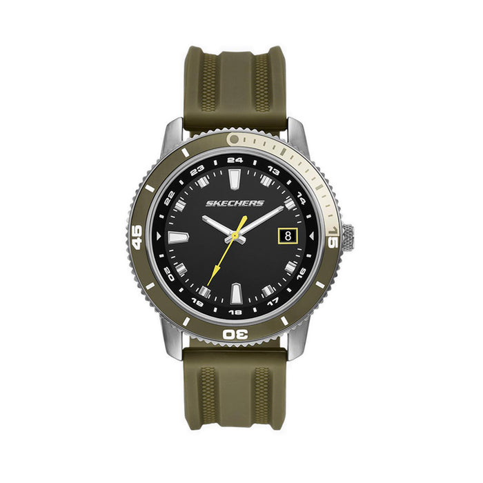 Skechers Lachman Men's Analog Watch - Olive