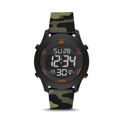 SKECHERS MEN ROSENCRANS DIGITAL WATCH - GREEN