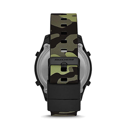 SKECHERS MEN ROSENCRANS DIGITAL WATCH - GREEN