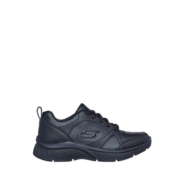 Skechers Microspec Plus Girl's Shoes - Black