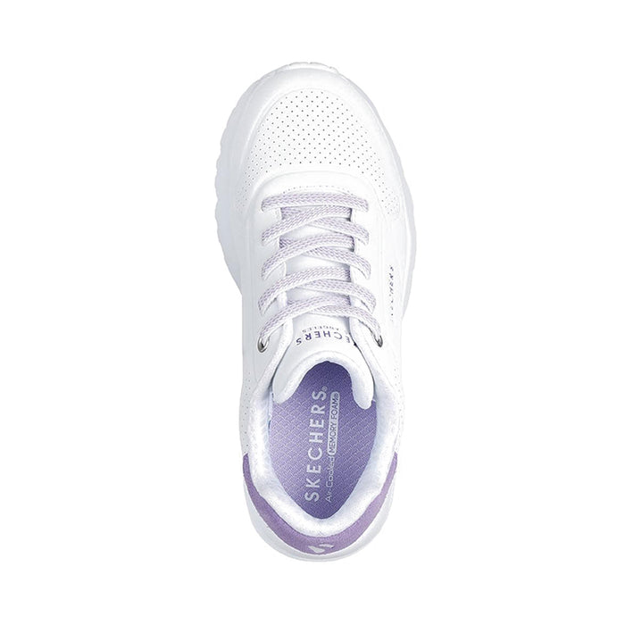 Skechers Uno Lite Girl's Lifestyle Shoes - White