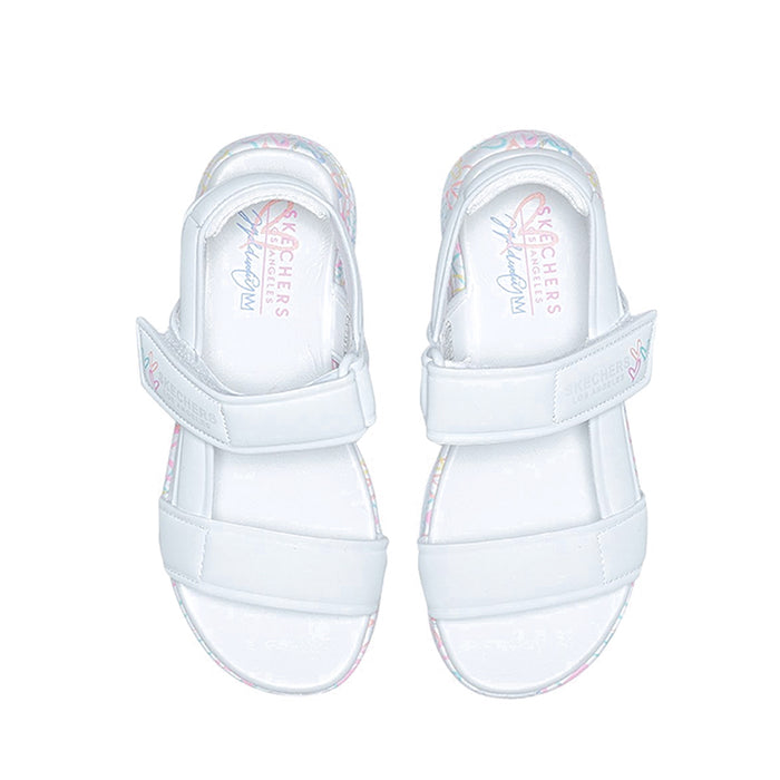 Skechers Uno Lite Girl's Sandal - White