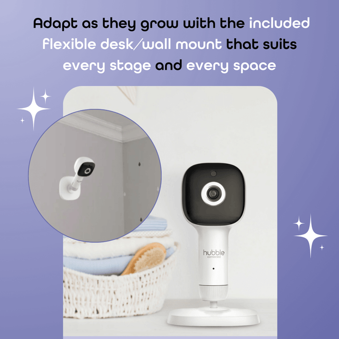 SkyVision AI Pro with Adjustable Crib Mount
