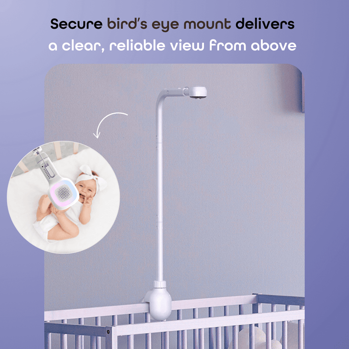 SkyVision AI with Adjustable Crib Mount