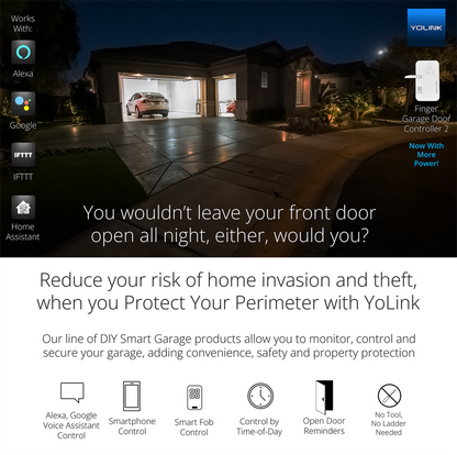reduce your risk of home invasion and theft, when you protect your perimeter with yolink