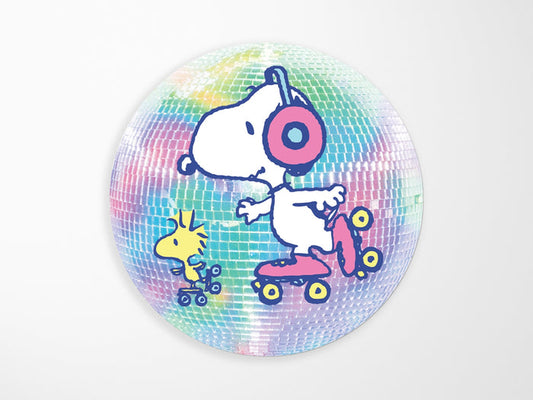 Snoopy Roller Buds Vinyl Sticker