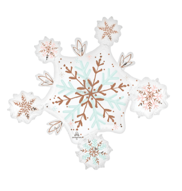 Havin' a Party Party Snowflake Winter Wonderland Balloon