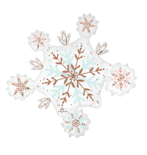 Havin' a Party Party Snowflake Winter Wonderland Balloon