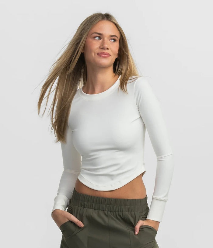 Southern Shirt Co Buttery Soft Performance Top - Sugar Swizzle