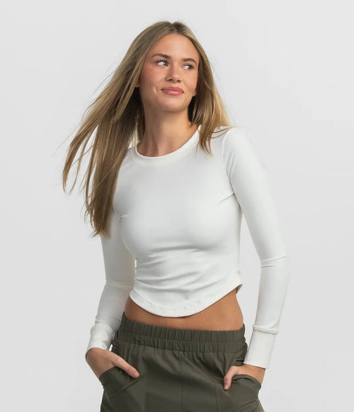 Southern Shirt Co Buttery Soft Performance Top - Sugar Swizzle