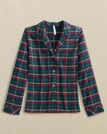 Southern Tide Partridgeberry Plaid Lounge Shirt