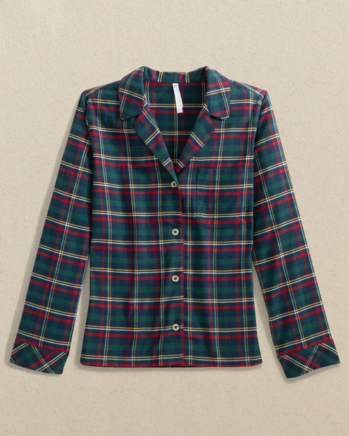 Southern Tide Partridgeberry Plaid Lounge Shirt