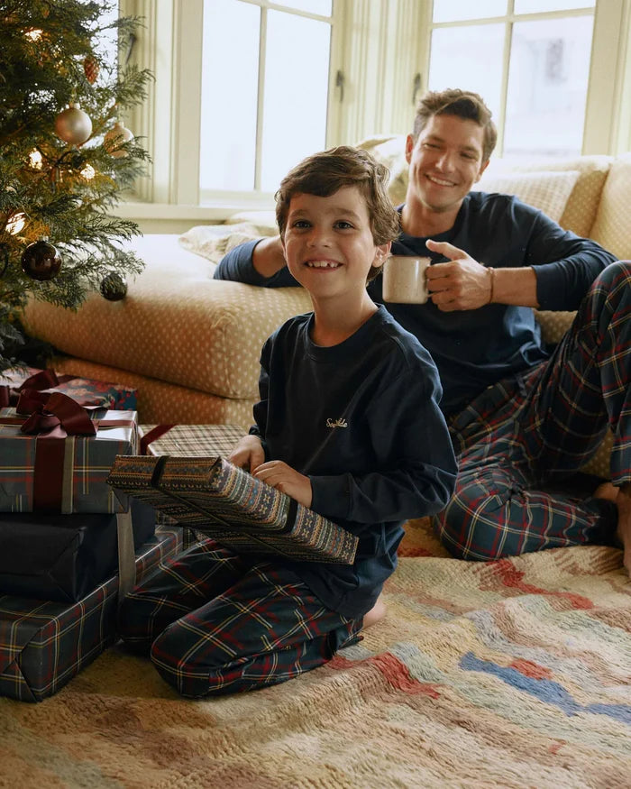 Southern Tide Youth Holiday Tartan Lounge