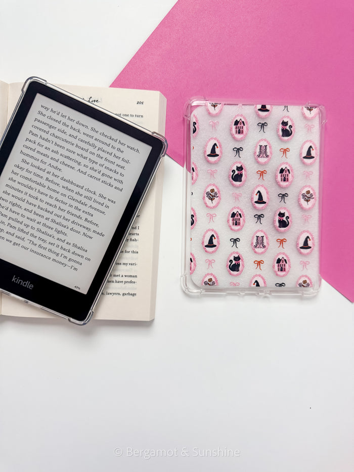 Spooky Cameo Kindle Case and/or Bookmark [Combined Listing] – Halloween E-Reader Cover