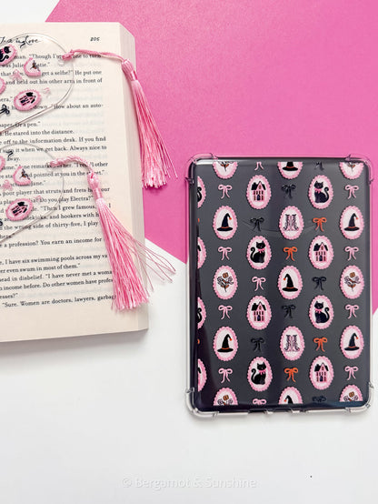 Spooky Cameo Kindle Case and/or Bookmark [Combined Listing] – Halloween E-Reader Cover