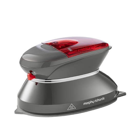 A compact Morphy Richards travel steam iron