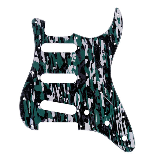 Thalia Strat Modern S/S/S Pickguard | Desert Camo