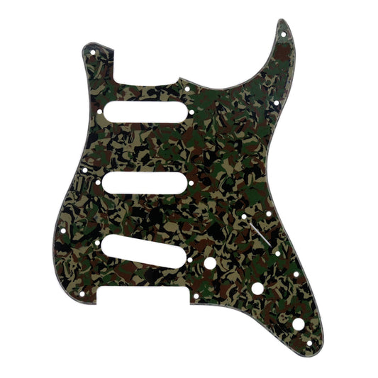 Thalia Strat Modern S/S/S Pickguard | Jungle Camo