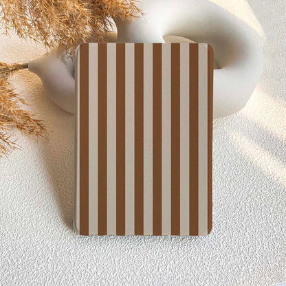 Stripe Pattern | Kindle Case - Brown