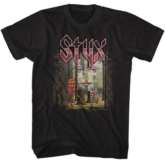 Styx - The Grand Illusion Adult T-Shirt