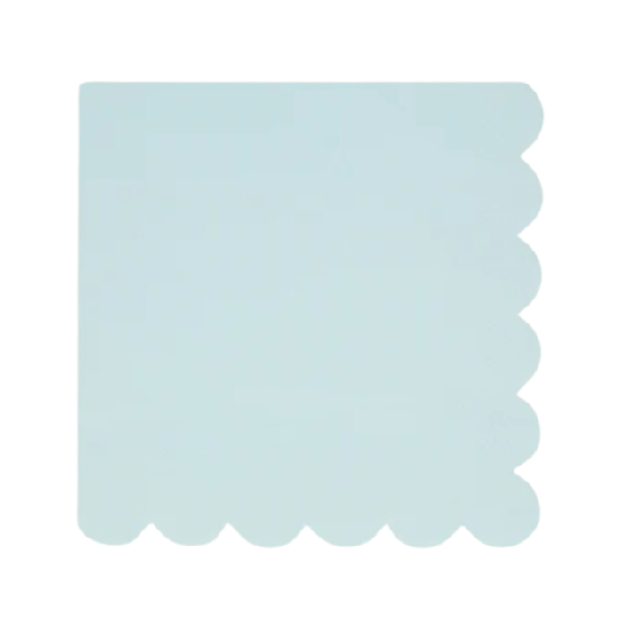 Meri Meri Party Summer Sky Blue Large Napkins